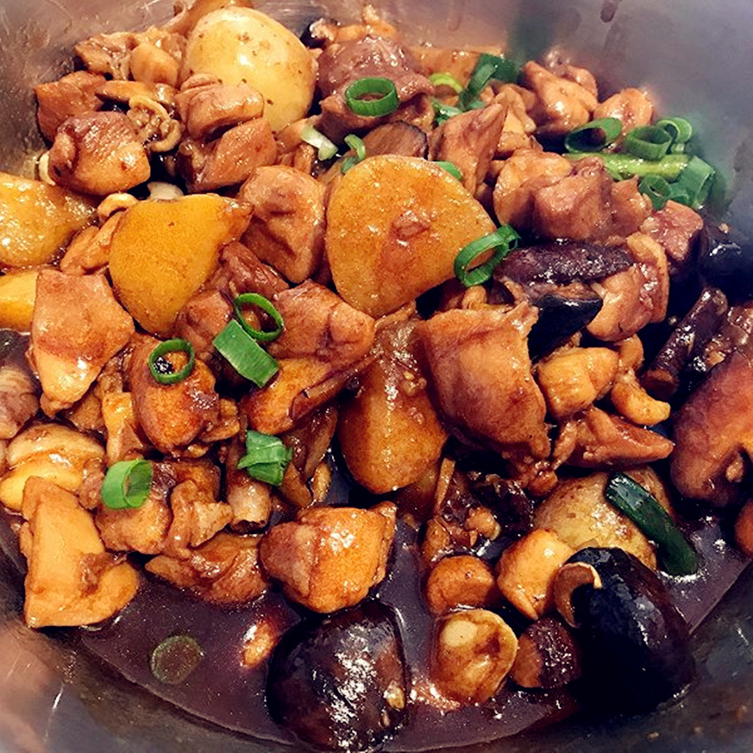 爆好吃，香菇土豆燉雞，鮮香美味的家常菜
