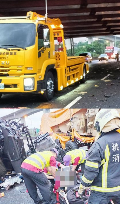 國道奪命車禍！新竹物流「無頭貨櫃追撞」司機重傷亡　肇事運將「落跑1天抓到了」