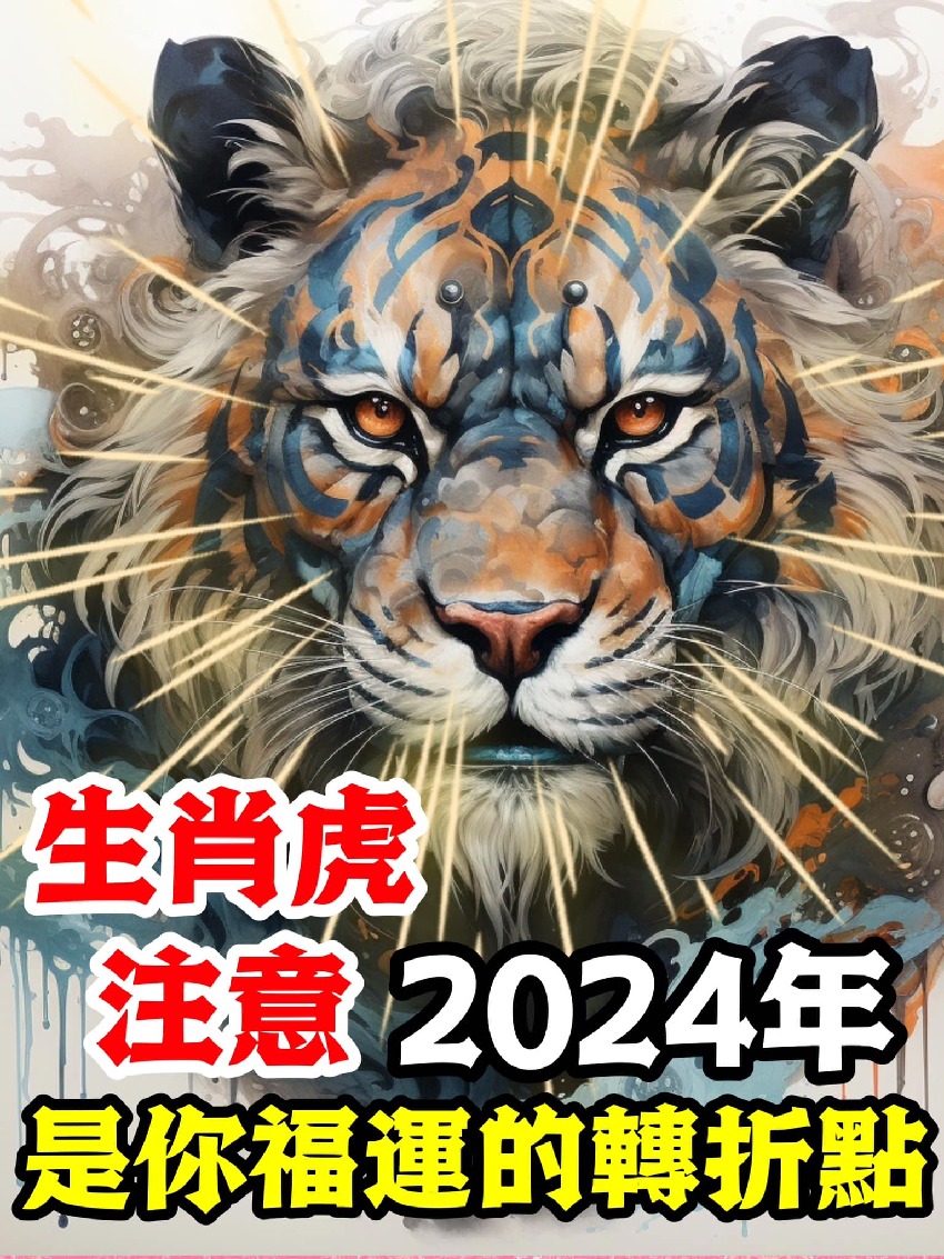 生肖屬虎注意：2024年可能是你福運的轉折點！