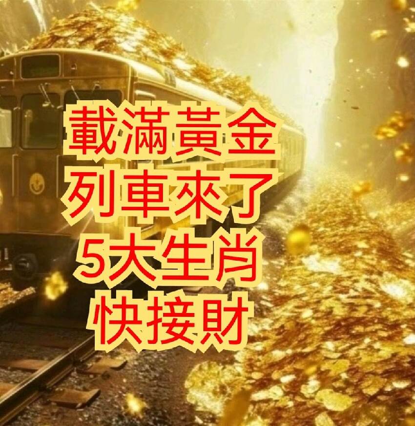 載滿黃金列車來了 5大生肖 快接財