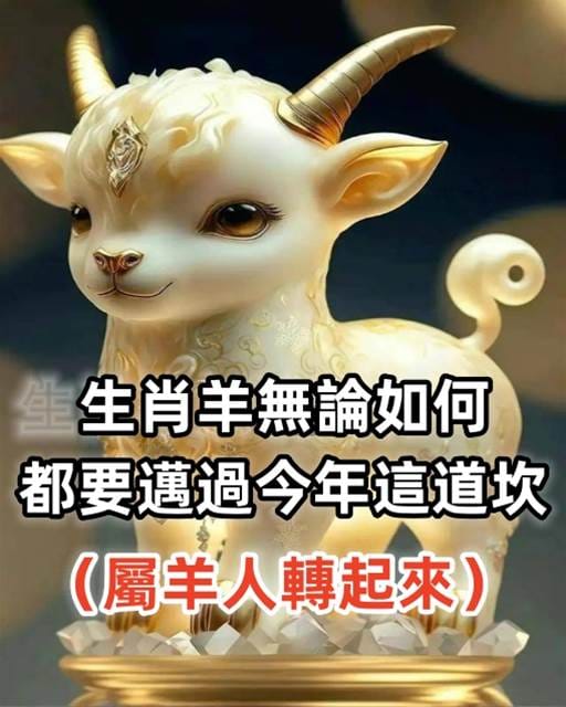 生肖羊無論如何都要邁過今年這道坎，屬羊人轉起來